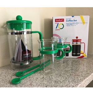 ☕️Bodum☕️ 70th anniversary French press coffee set